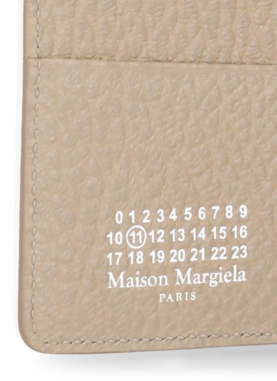 Shop Maison Margiela Four Stitches Cards Holder In Neutrals