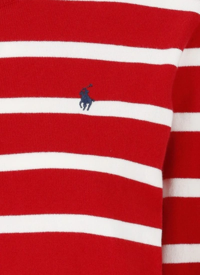 Shop Polo Ralph Lauren Multicolor Cotton Cardigan In Red