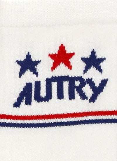 Shop Autry White  Cotton Socks