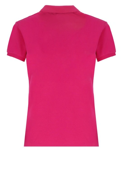 Shop Polo Ralph Lauren Polo Shirt With Pony Logo In Pink