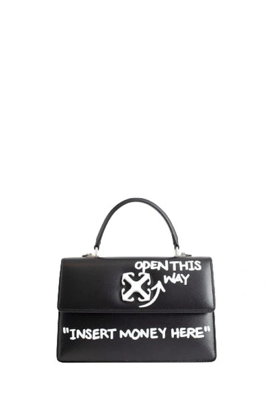 Shop Off-white Jitney 1.4 Quote Bag In Black