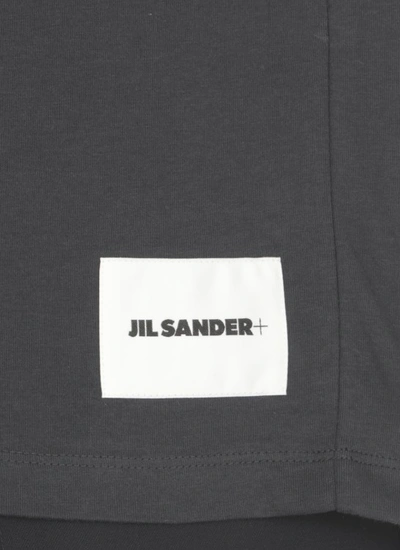 Shop Jil Sander Three Cotton T-shirt Set In Multicolor