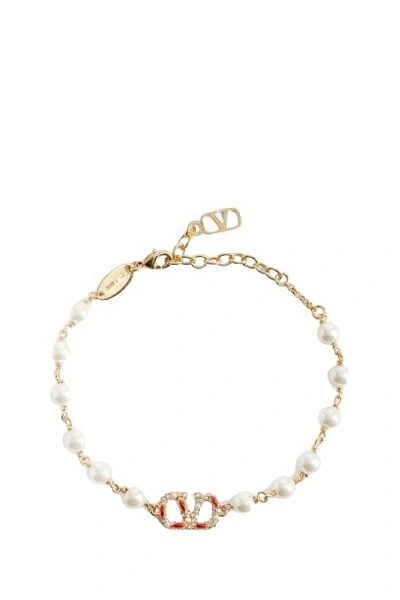 Shop Valentino Vlogo Signature Bracelet In Not Applicable