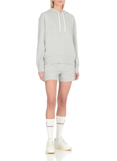 Shop Autry Logoed Hoodie In White