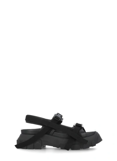 Shop Rick Owens Tractor Sandals In Black