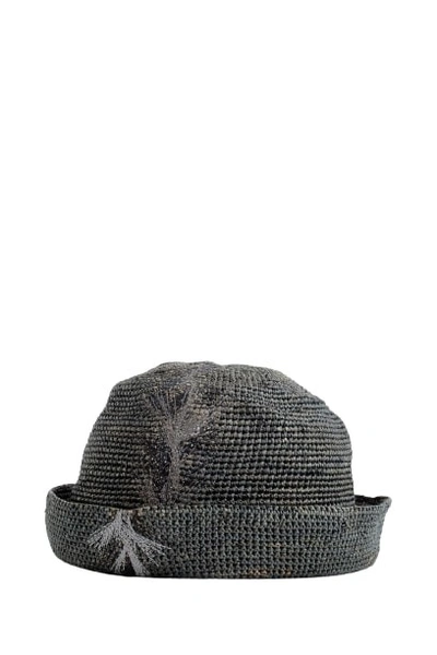 Shop Horisaki Toquilla Straw Hat In Grey
