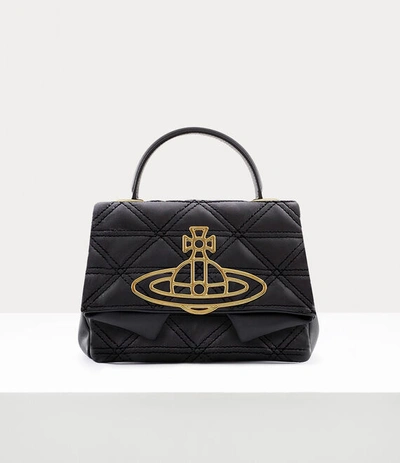 Shop Vivienne Westwood Sibyl Shoulder Bag In Black
