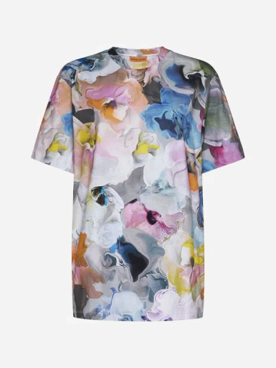 Shop Stine Goya Sgmargila Print Cotton T-shirt In Multicolor