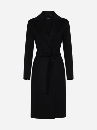 Shop Max Mara S Pauline Wool Coat In Black
