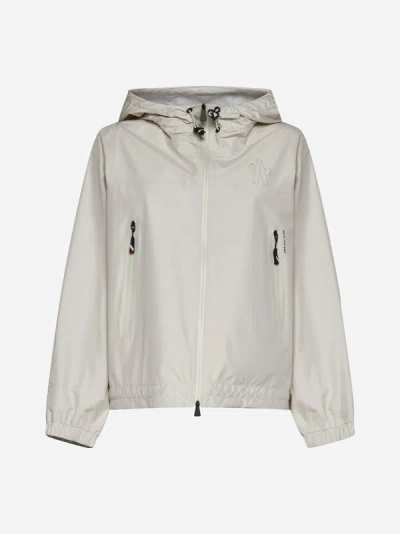 Shop Moncler Fanes Technical Fabric Jacket In White