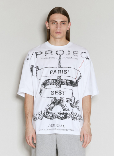 Shop Y/project Evergreen Paris Best T-shirt In White