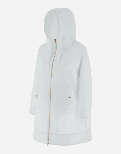 Herno New Techno Waterproof Jacket In White