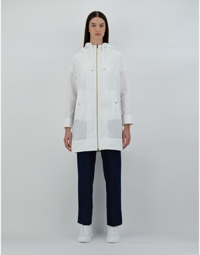 Herno New Techno Waterproof Jacket In White