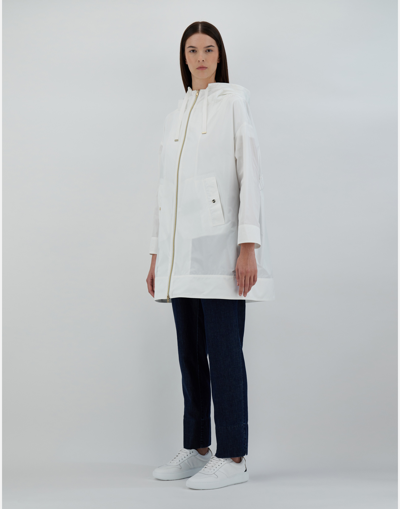 Herno New Techno Waterproof Jacket In White