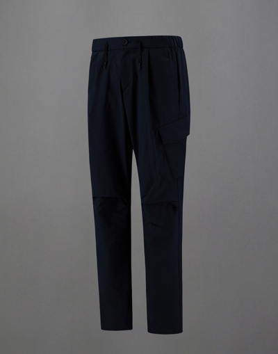 Herno Laminar Trousers In Nylon Dive In Navy Blue