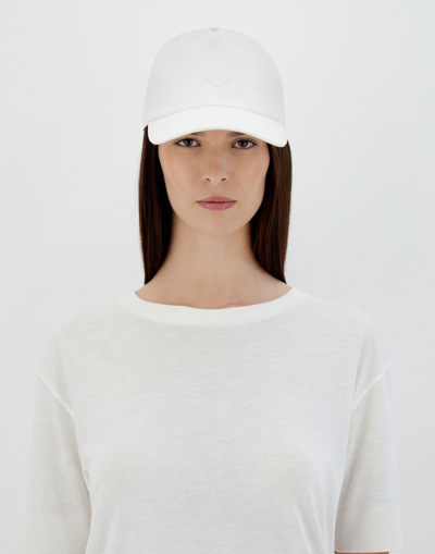 Shop Herno Delon ベースボールキャップ In White