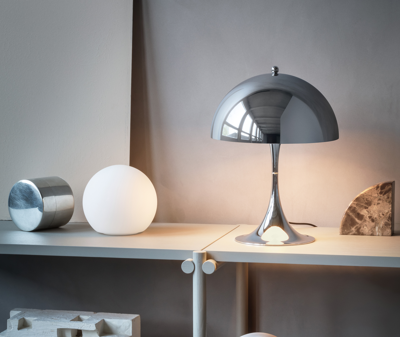 Louis Poulsen Lighting Chrome Plated Uni In Chrome Plated