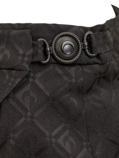 Shop Marine Serre Moon Diamond Skirt In Black