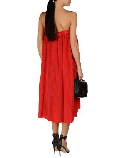 Shop Victoria Victoria Beckham Short Dress In Red