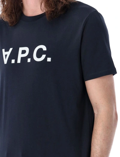 Shop Apc A.p.c. Vpc Color T-shirt In Dark Navy