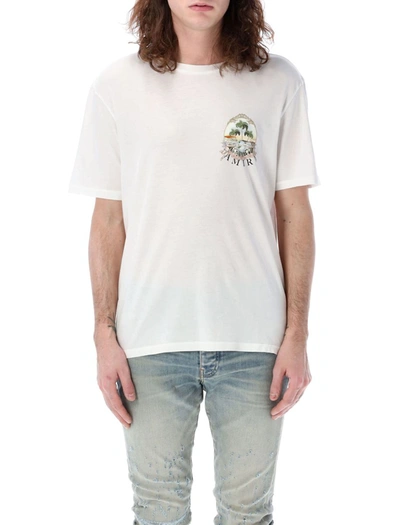 Shop Amiri Cherub Palm T-shirt In White