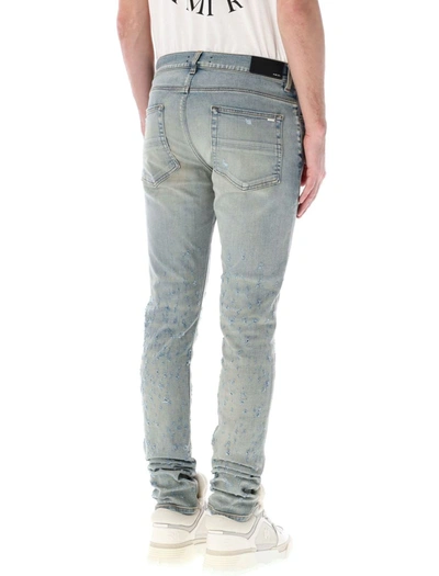 Shop Amiri Shotgun Skinny Jeans In Antique Indigo