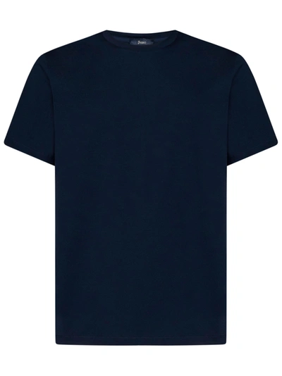 Shop Herno T-shirt In Blu