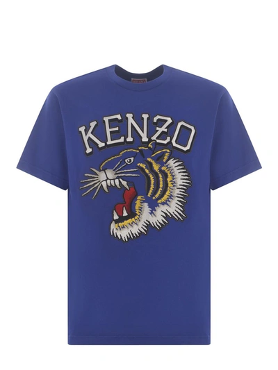 Kenzo T-shirts And Polos Blue In Blue