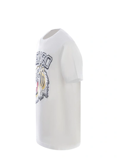 Shop Kenzo T-shirt  "tiger" In White