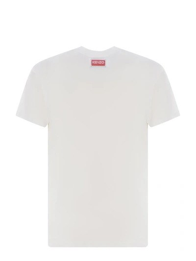 Shop Kenzo T-shirt  "tiger" In White