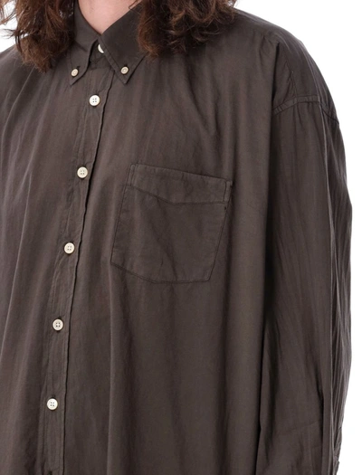Shop Our Legacy Borrowed Bd Shirt In Faded Brown