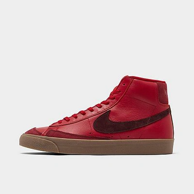 Shop Nike Blazer Mid '77 Se Layers Of Love Casual Shoes In Gym Red/team Red/burgundy Crush