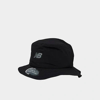 Shop New Balance Cargo Bucket Hat In Black