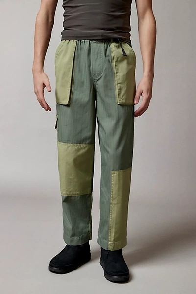 Shop Bdg Fritz Blocked Pant In Green, Men's At Urban Outfitters