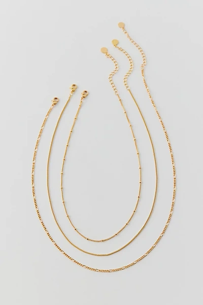 Shop Girls Crew The Essentials Necklace Set In Gold, Women's At Urban Outfitters