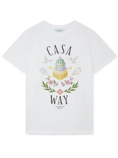 Shop Casablanca Casa Way T-shirt