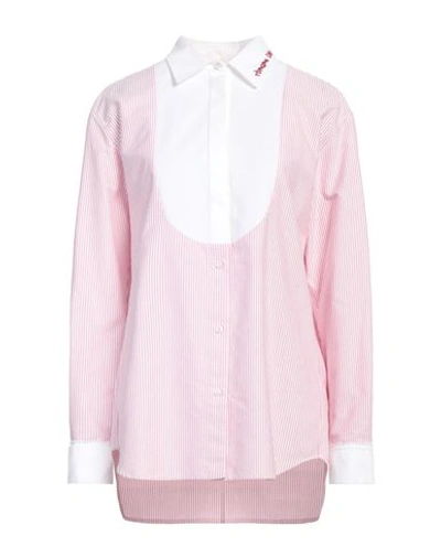 Shop Golden Goose Woman Shirt Pink Size S Cotton