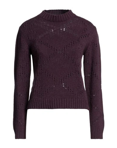 Shop Eleventy Woman Sweater Purple Size L Wool, Viscose, Cashmere