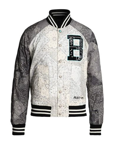 Shop Blast-off Man Jacket Grey Size 38 Cotton