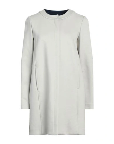 Shop Pinko Woman Coat Grey Size 8 Polyester, Viscose, Polyamide, Elastane