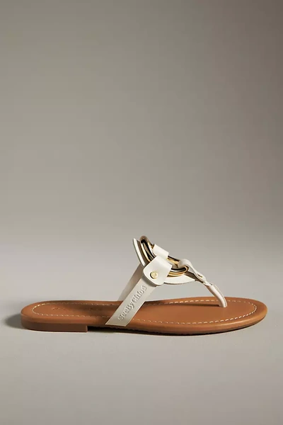 Shop See By Chloé Hana Thong Sandals In White