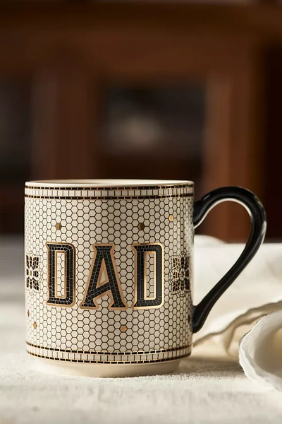 Shop Anthropologie Bistro Tile Mom & Dad Mug