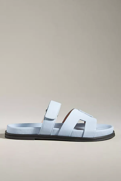 Shop Bibi Lou Cutout Slide Sandals In Blue