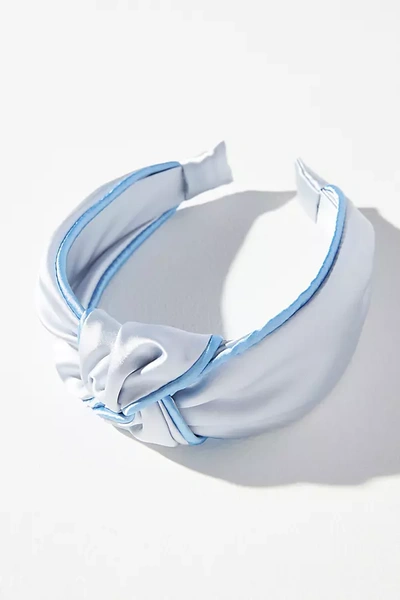 Shop By Anthropologie Everly Knot Headband In Blue