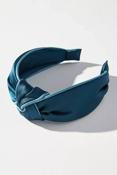 Shop By Anthropologie Everly Knot Headband In Blue