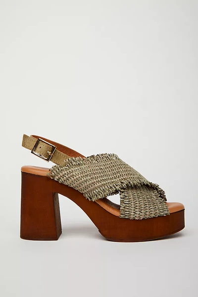 Shop Cordani Wendy Platform Sandals In Beige