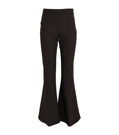 Shop Max & Co . Flared Trousers In Black