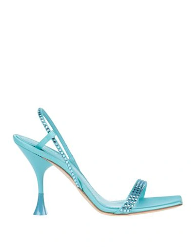 3juin Light Blue Eloise Sandals In Blue