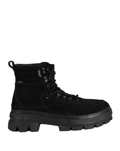 Vans Colfax Elevate Mte-2 Woman Ankle Boots Black Size 8 Leather In Black