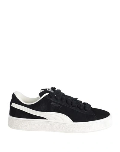 Puma X Pleasures Suede Xl Pleasures Man Sneakers Black Size 9 Cowhide In Black